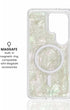 Close-up of natural mother of pearl texture