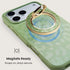 MagSafe ring holder inspired by nature-toned leopard design