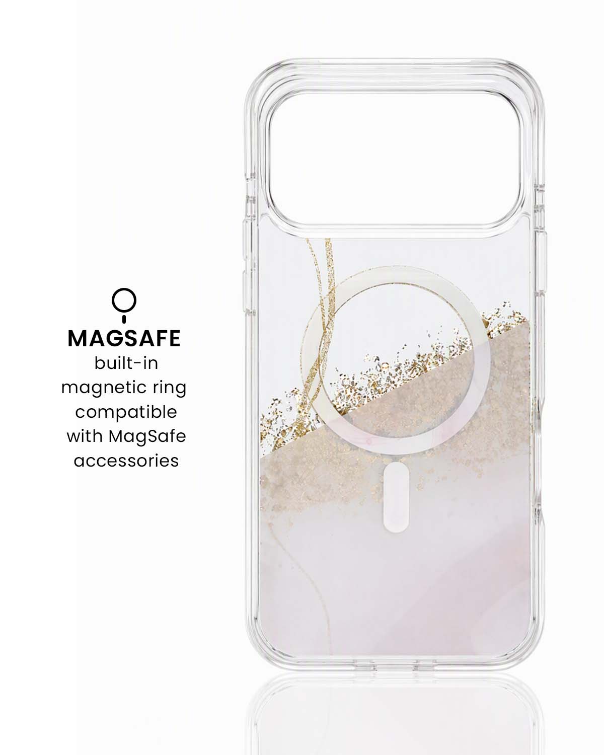 Gleam Rose Halo MagSafe iPhone Case