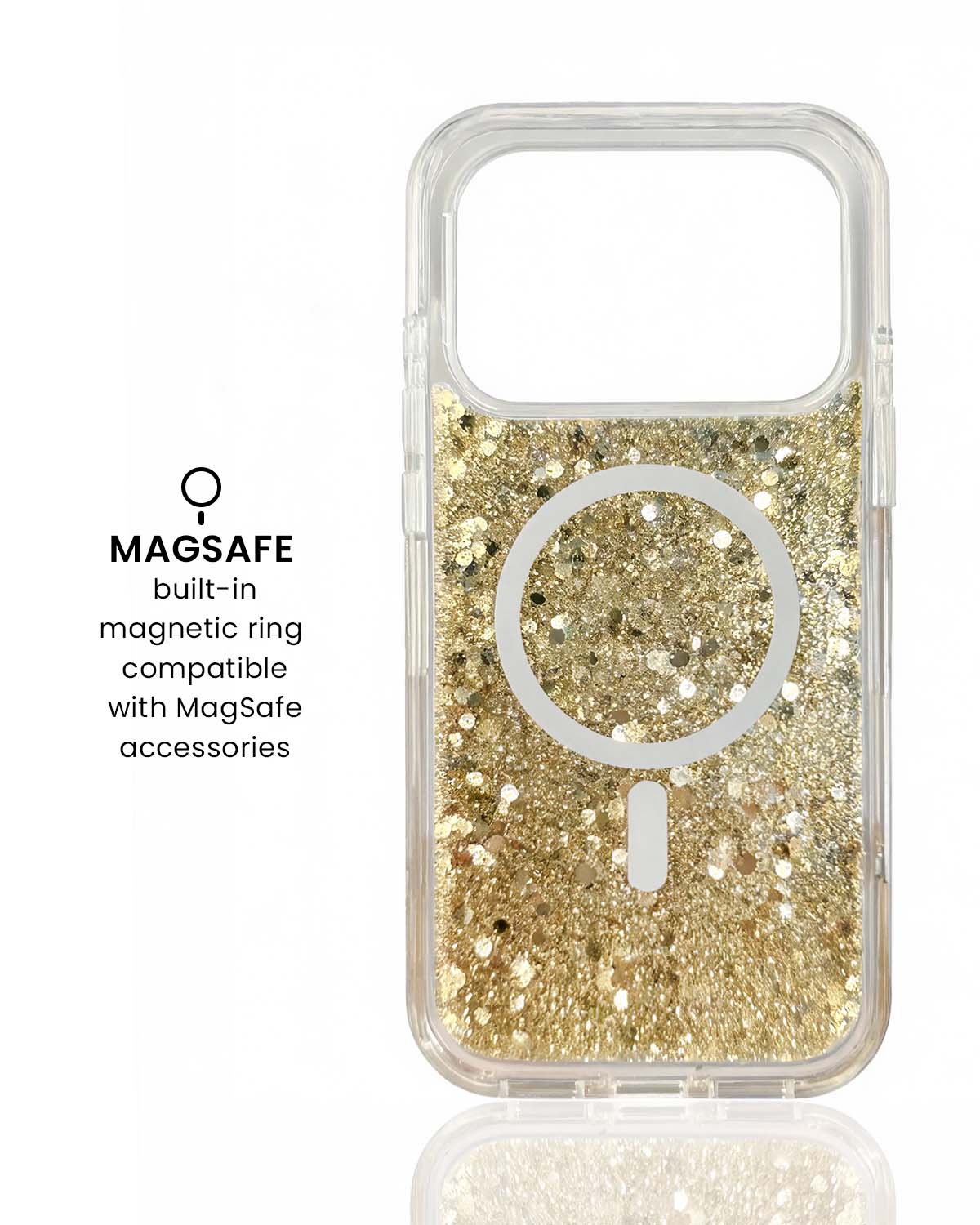 Karat Stardust iPhone Case MagSafe compatible with wireless charger