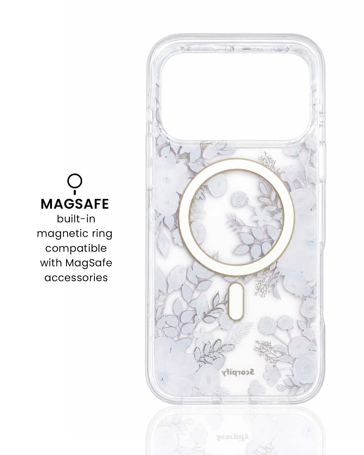 Purple Nemophila MagSafe iPhone Case
