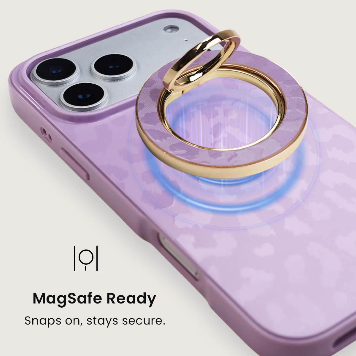 Scorpify Lavender Leopard MagSafe Ring Holder