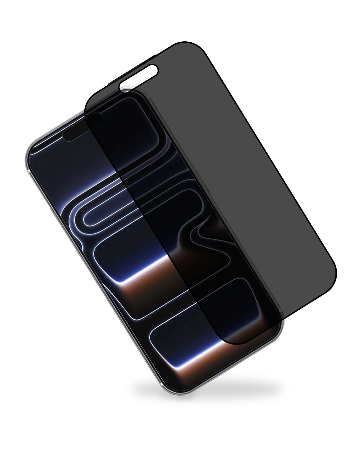 Slim privacy screen protector with scratch resistance