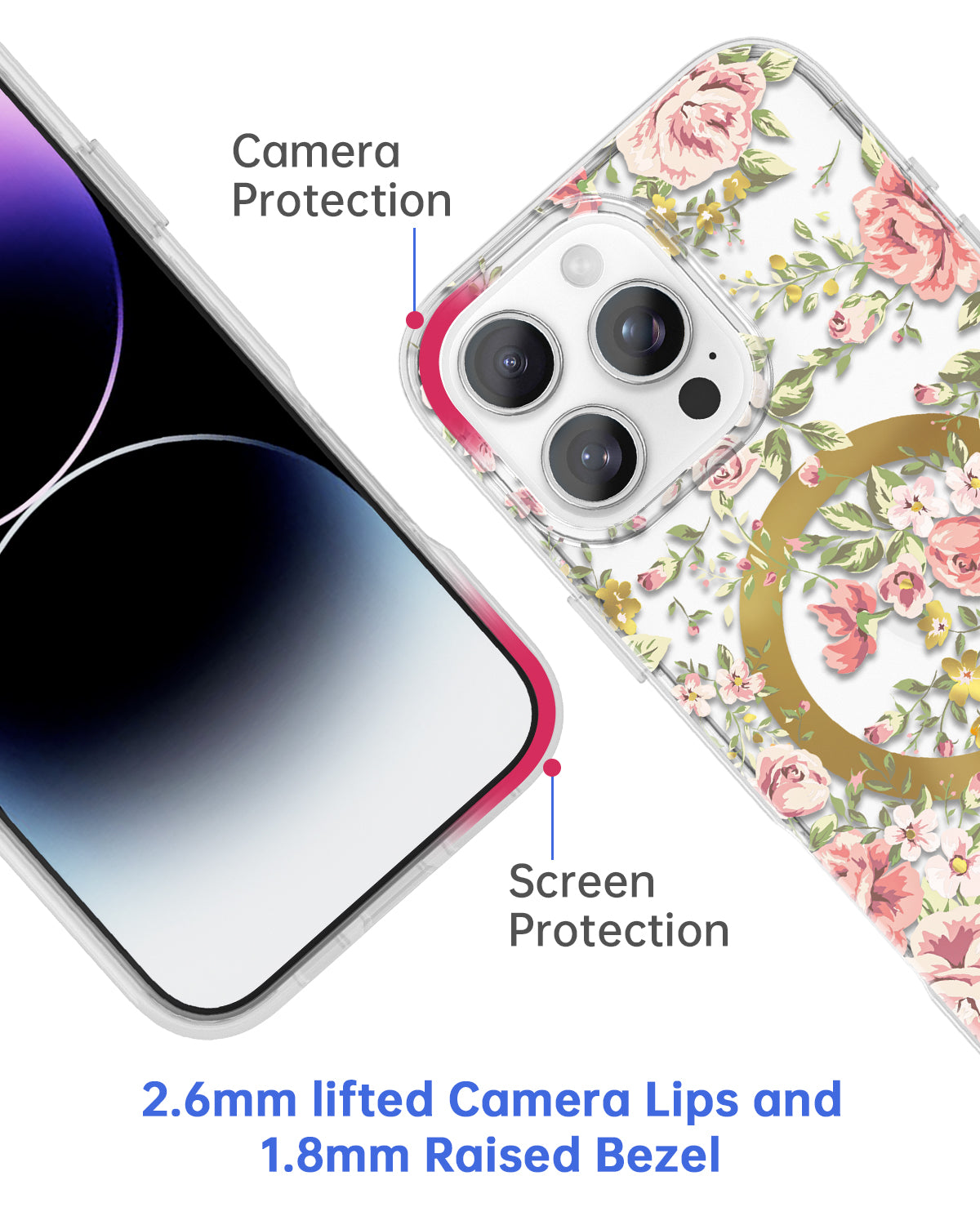 Protective Floral iPhone Case 