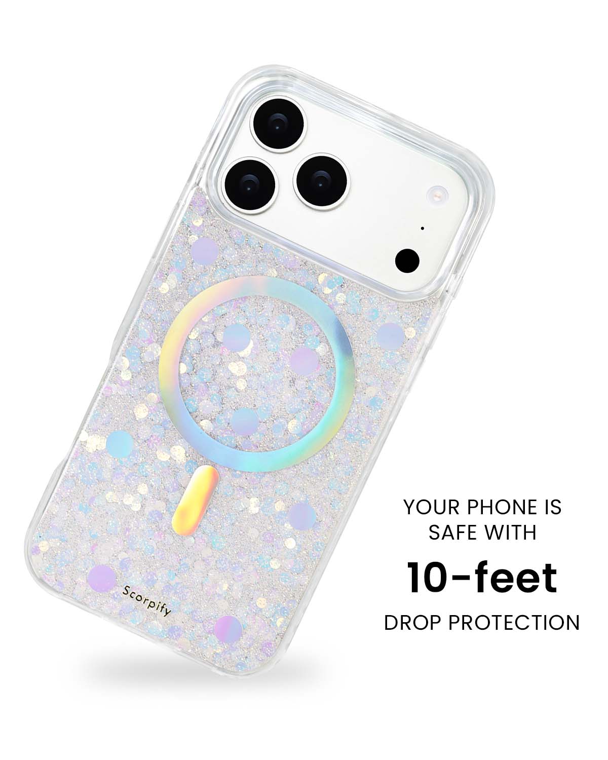 Opal Stardust iPhone Case 10-feet drop protection