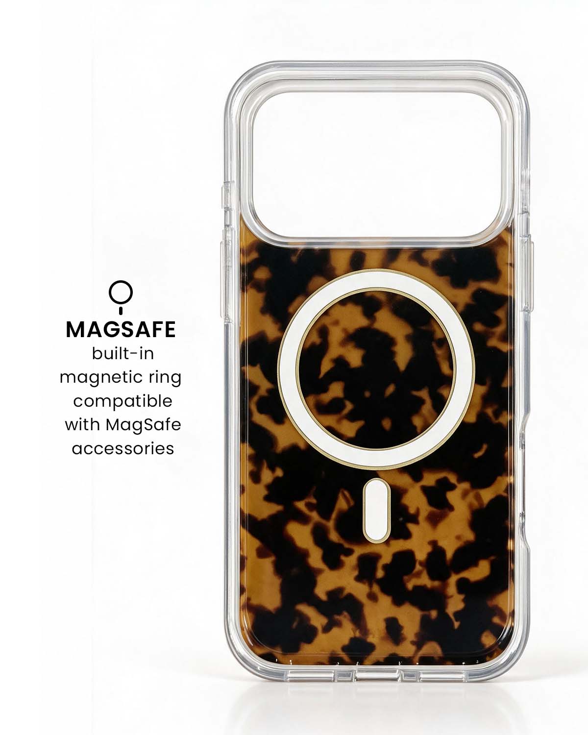 Brown Tortoise Shell MagSafe iPhone Case