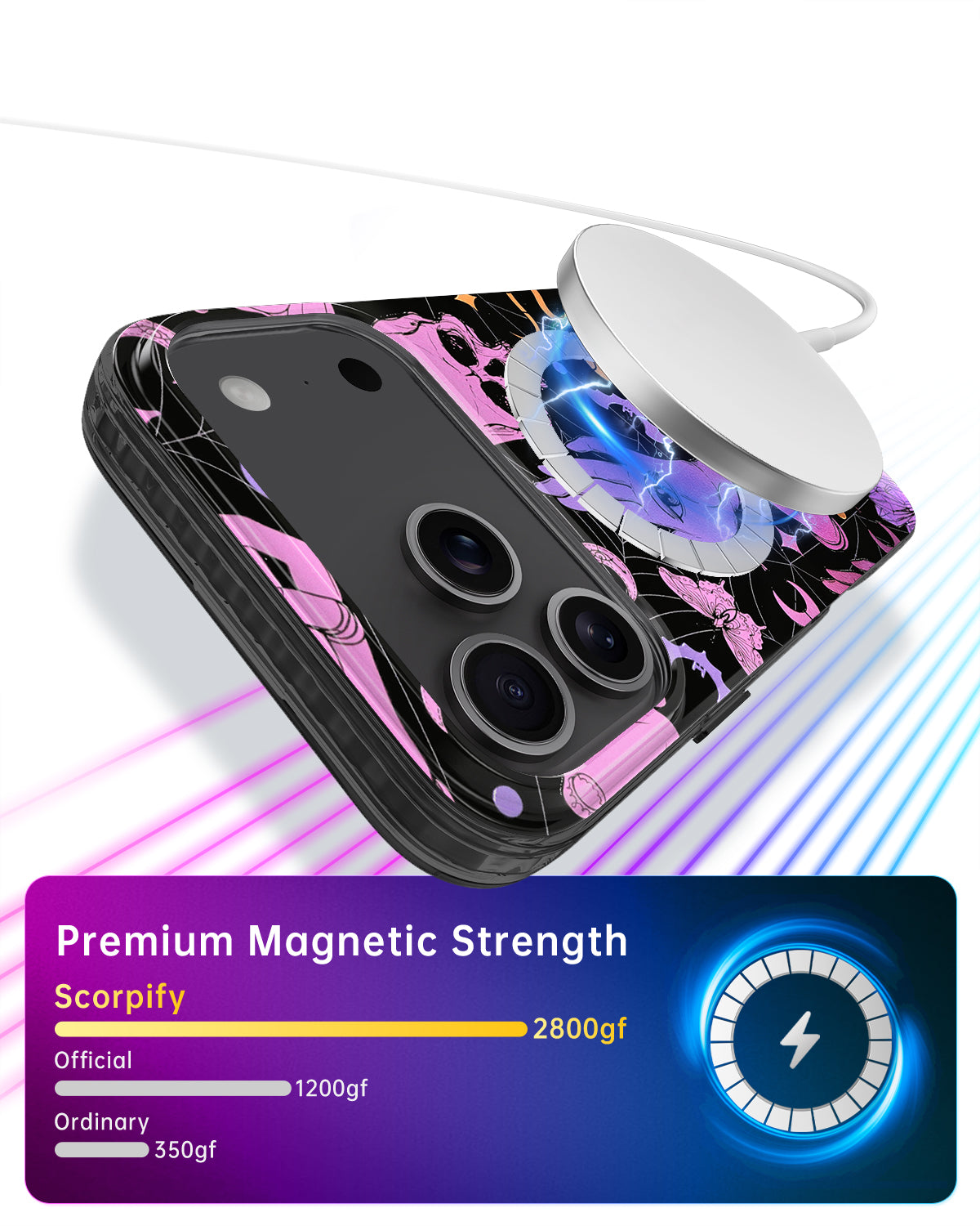 iPhone 17 Gleam Phantom Carnival MagSafe Case