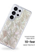 Multiple angles of Natural Mother of Pearl Samsung case