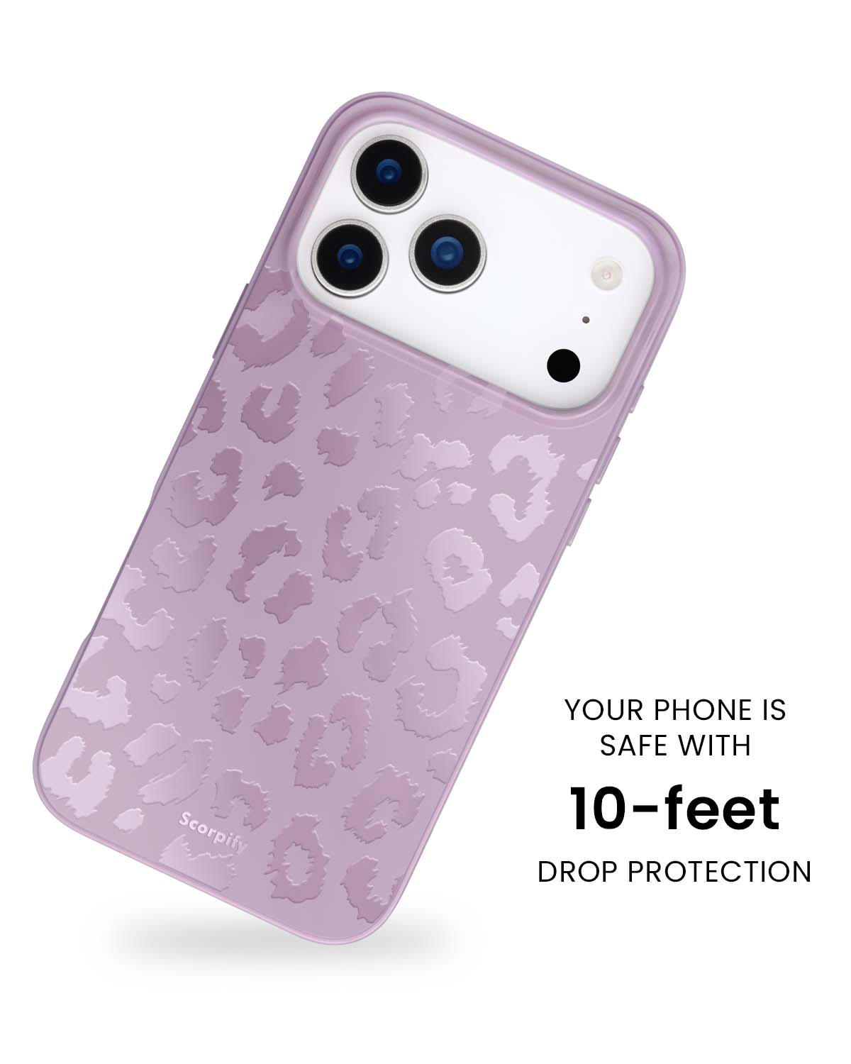 Lavender Leopard MagSafe iPhone Case