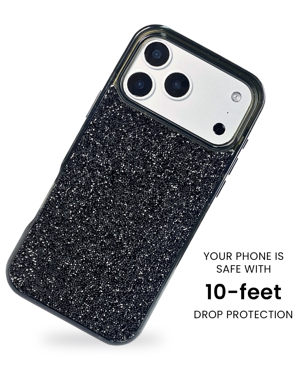 Noir Crystal Radiance MagSafe iPhone Case
