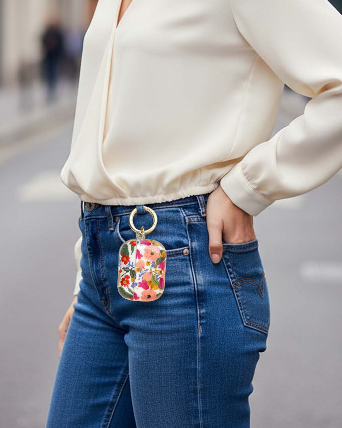 Camellia Blossom AirPods Case