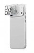 Silver Gleam Flow unibody lens protector side angle showing slim profile