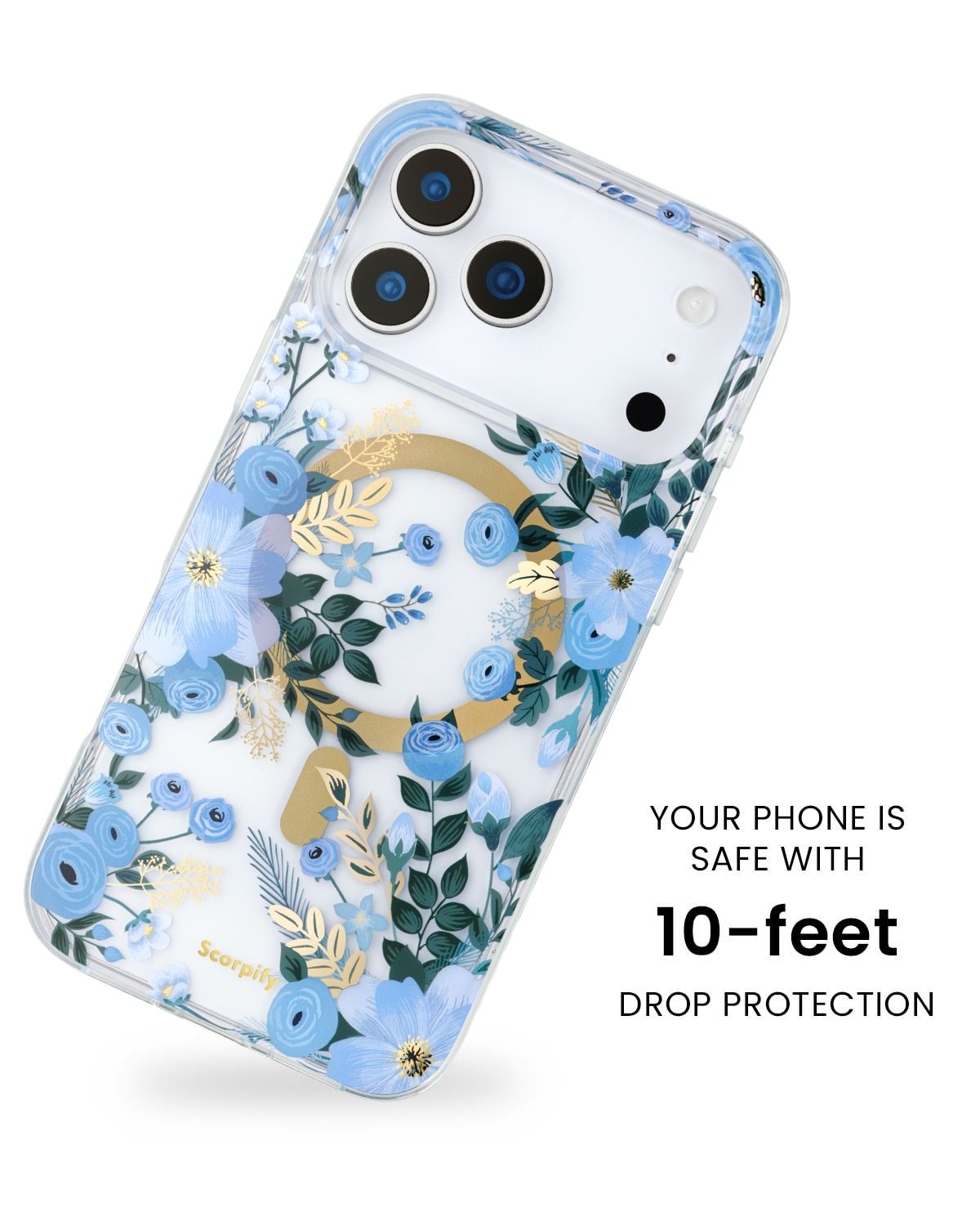 Blue Nemophila MagSafe iPhone Case