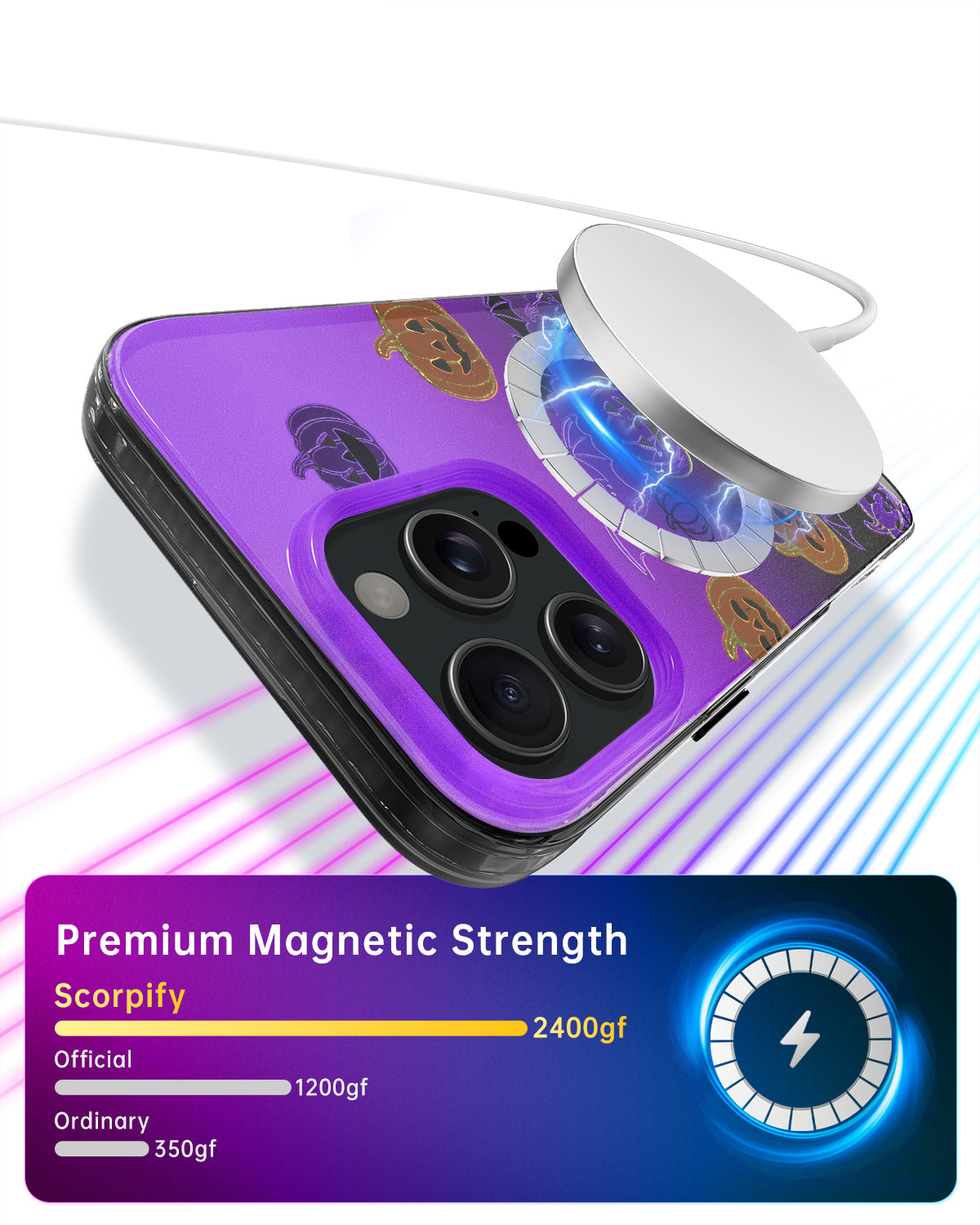 Gleam Pumpkin Spell MagSafe iPhone Case
