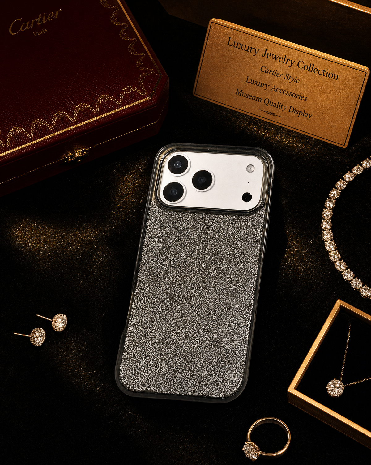 Lunar Crystal Radiance MagSafe iPhone Case