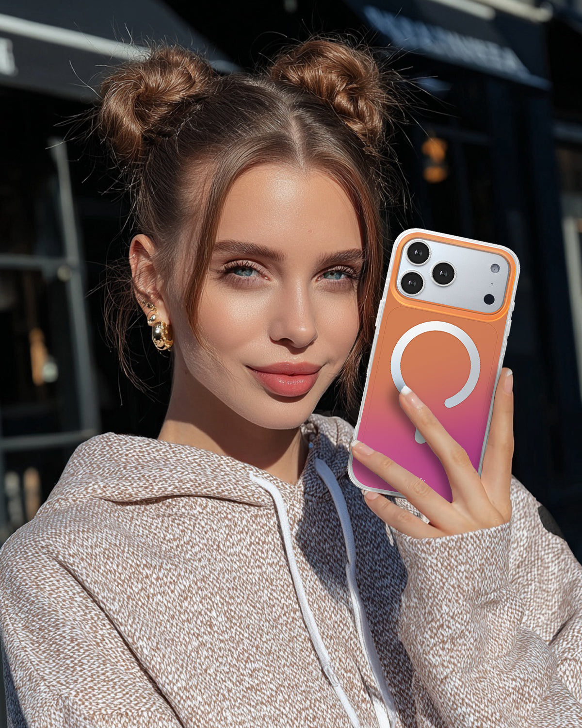 Gleam Cosmic Radiance Gradient iPhone 17 Cover