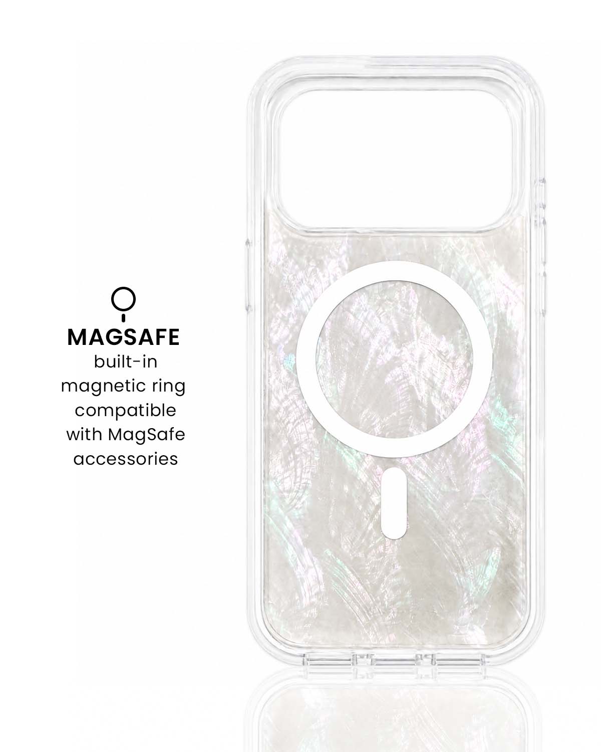 Natural Mother of Pearl MagSafe iPhone Bundle Set