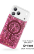 Rose Stardust iPhone Case close-up of gradient finish detail