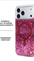 Rose Stardust iPhone Case side angle showing slim profile