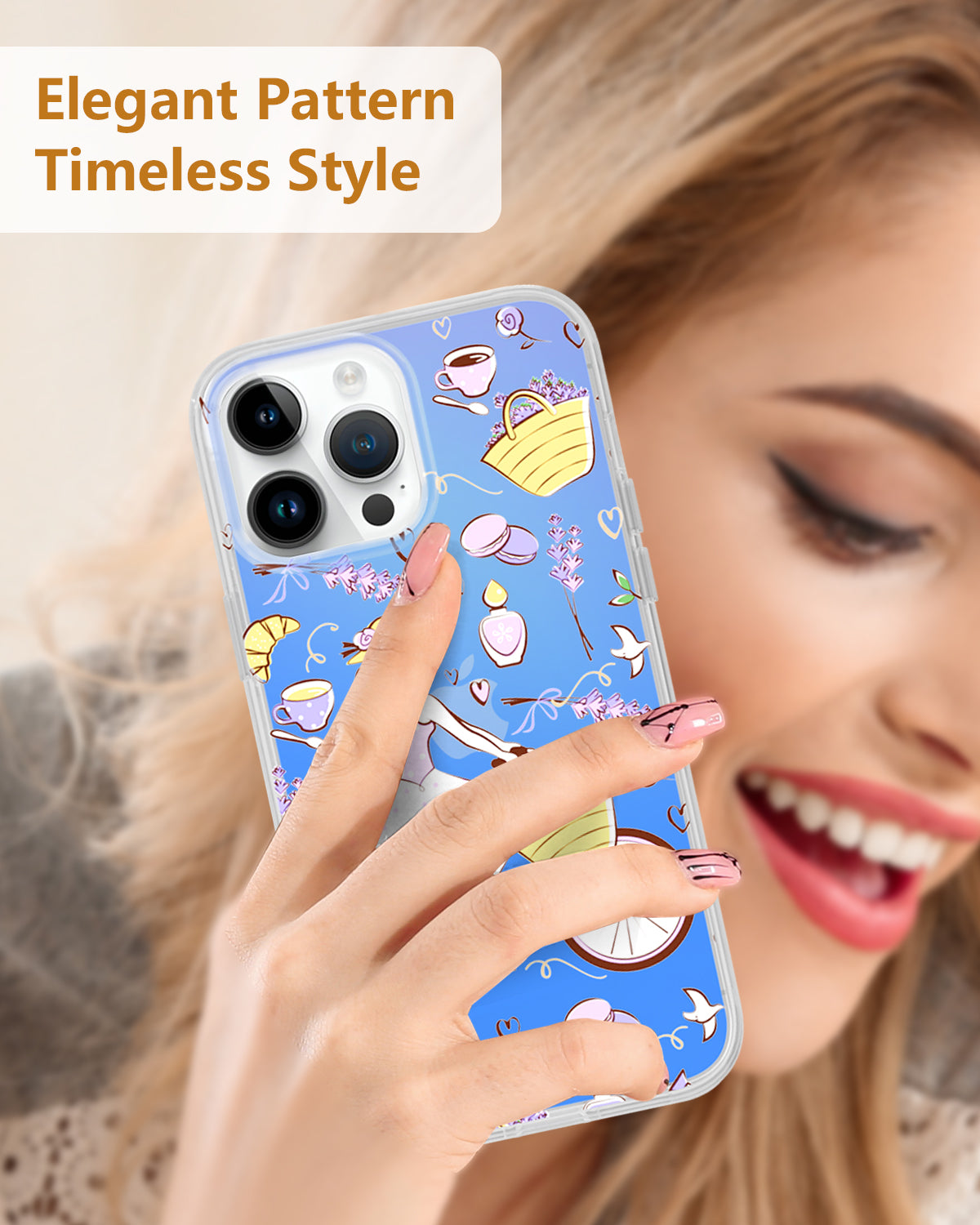 Lavender Girl iPhone Case