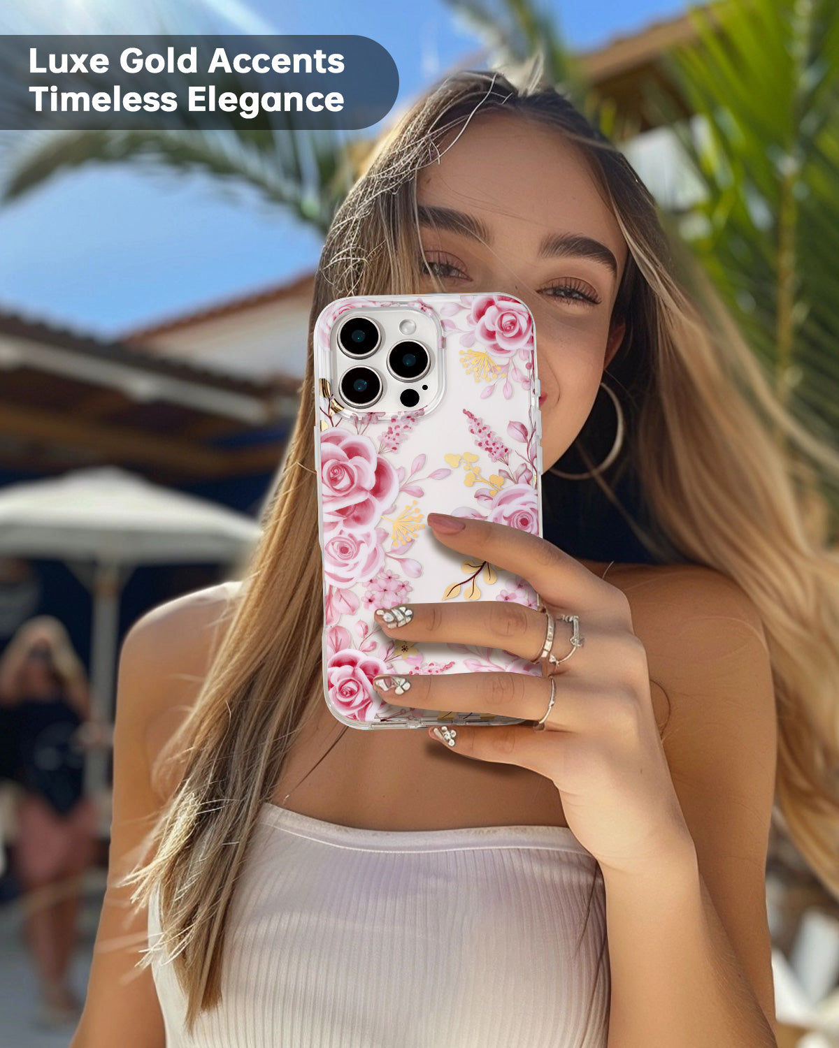 Pastel Pink Rose iPhone Case