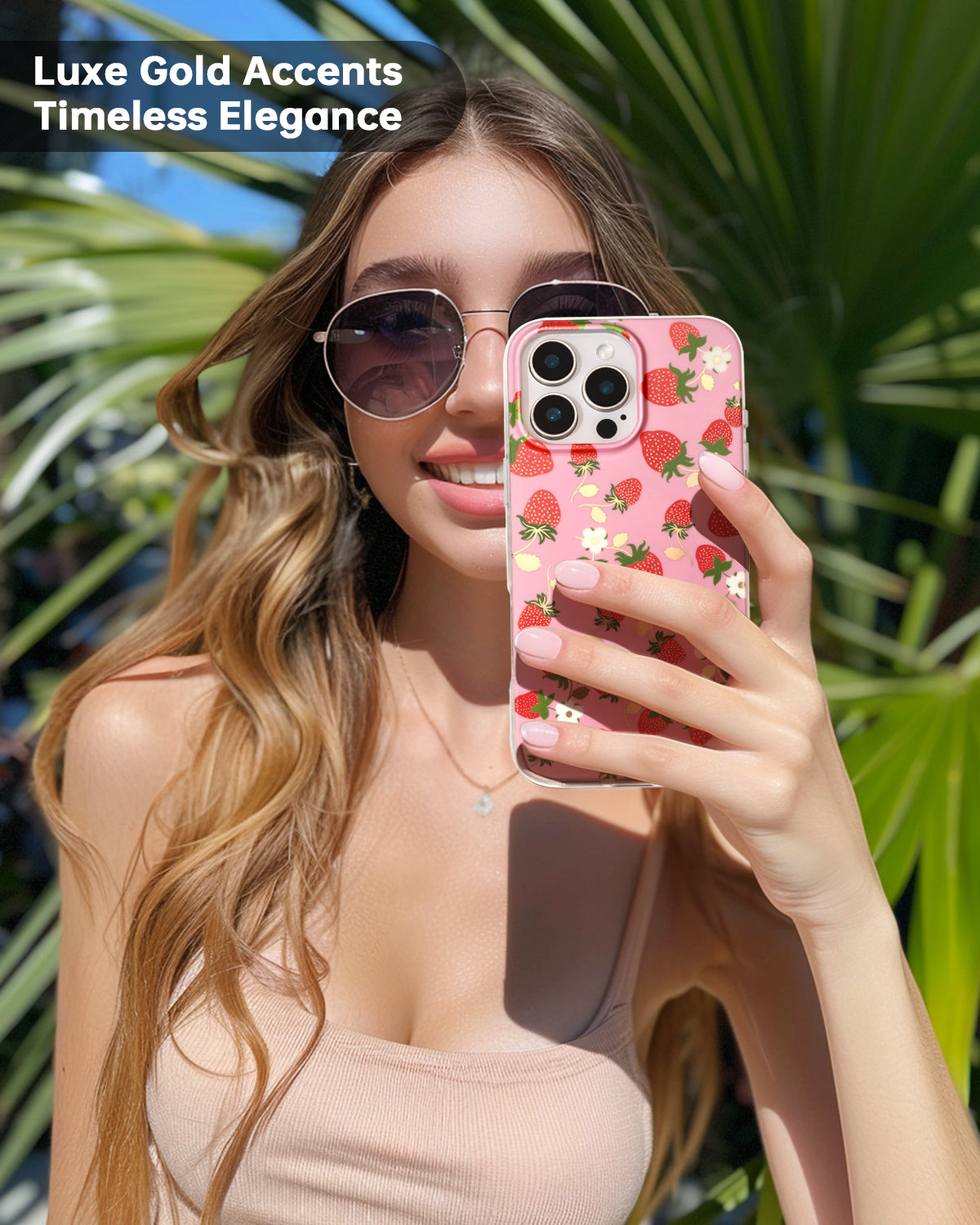Strawberry Party Magnetic iPhone Case