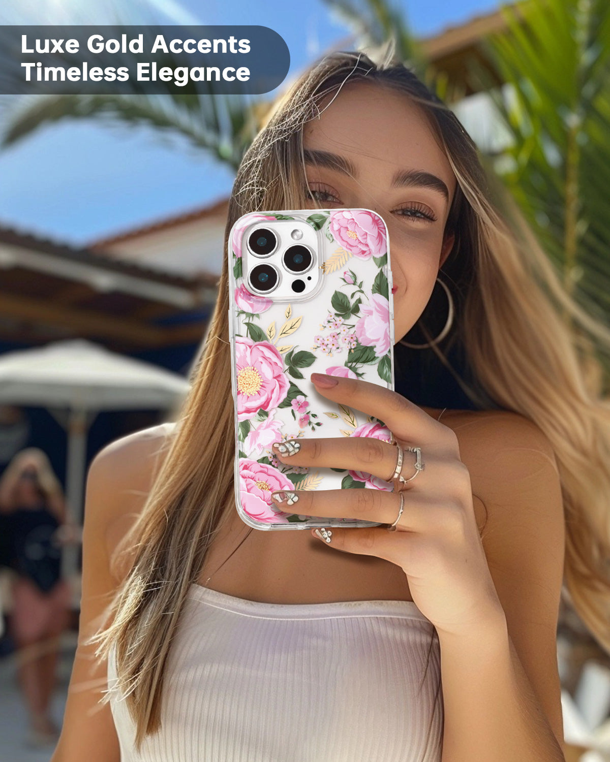Pink Peony iPhone Case