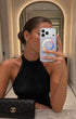 Opal Stardust iPhone Case styled on phone