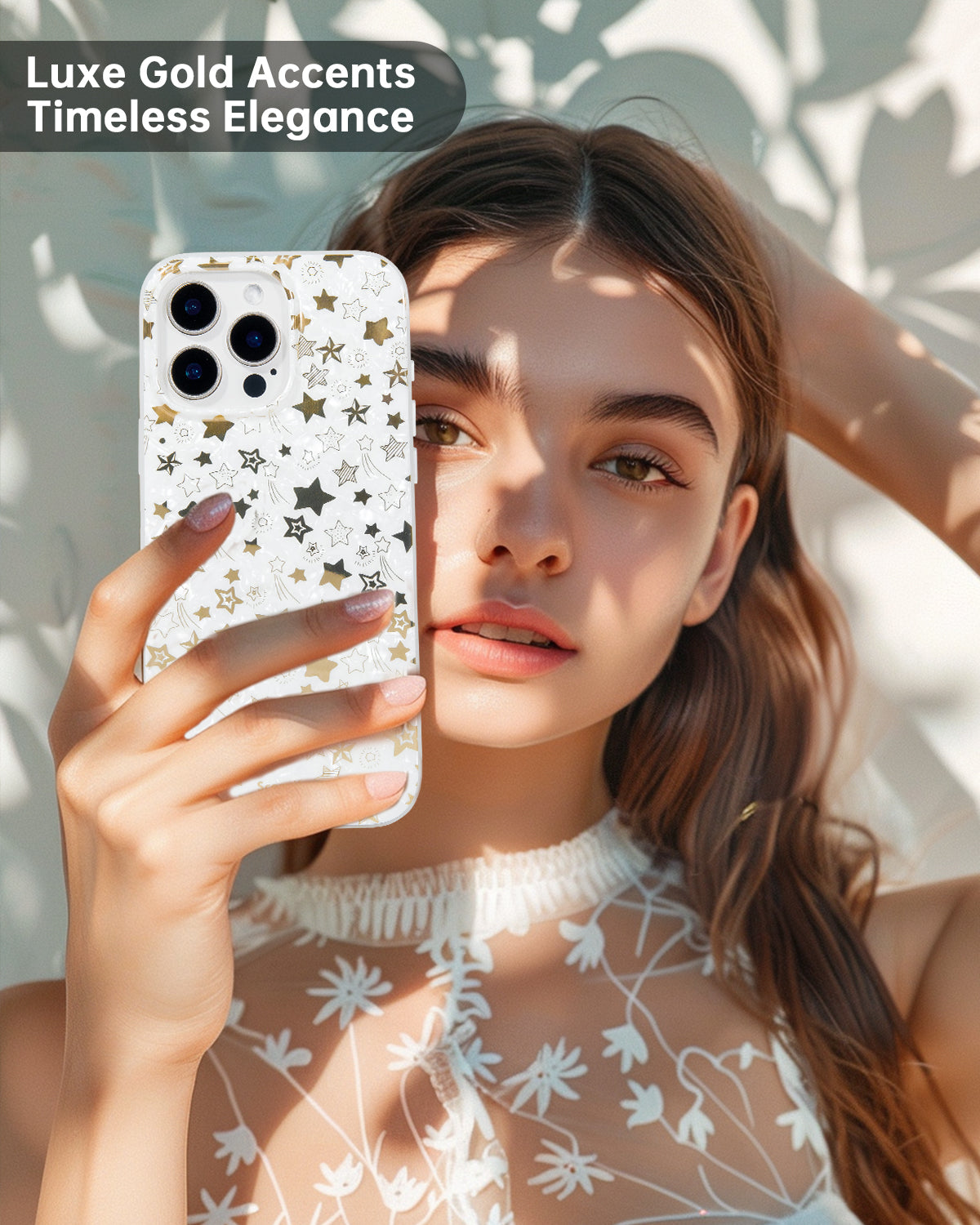 Shining Pearl Star Magnetic iPhone Case