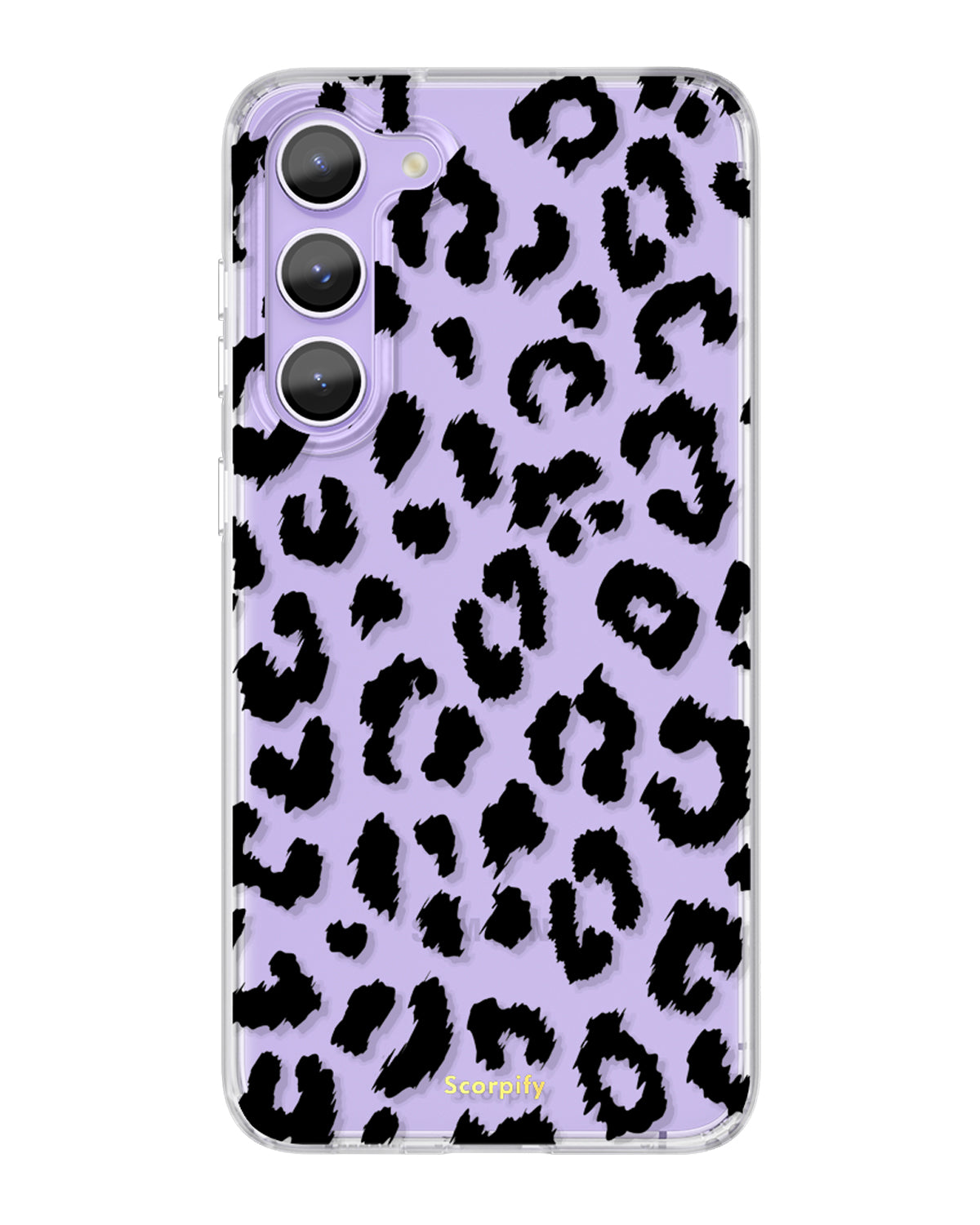 Black Transparent Leopard Samsung Galaxy Case
