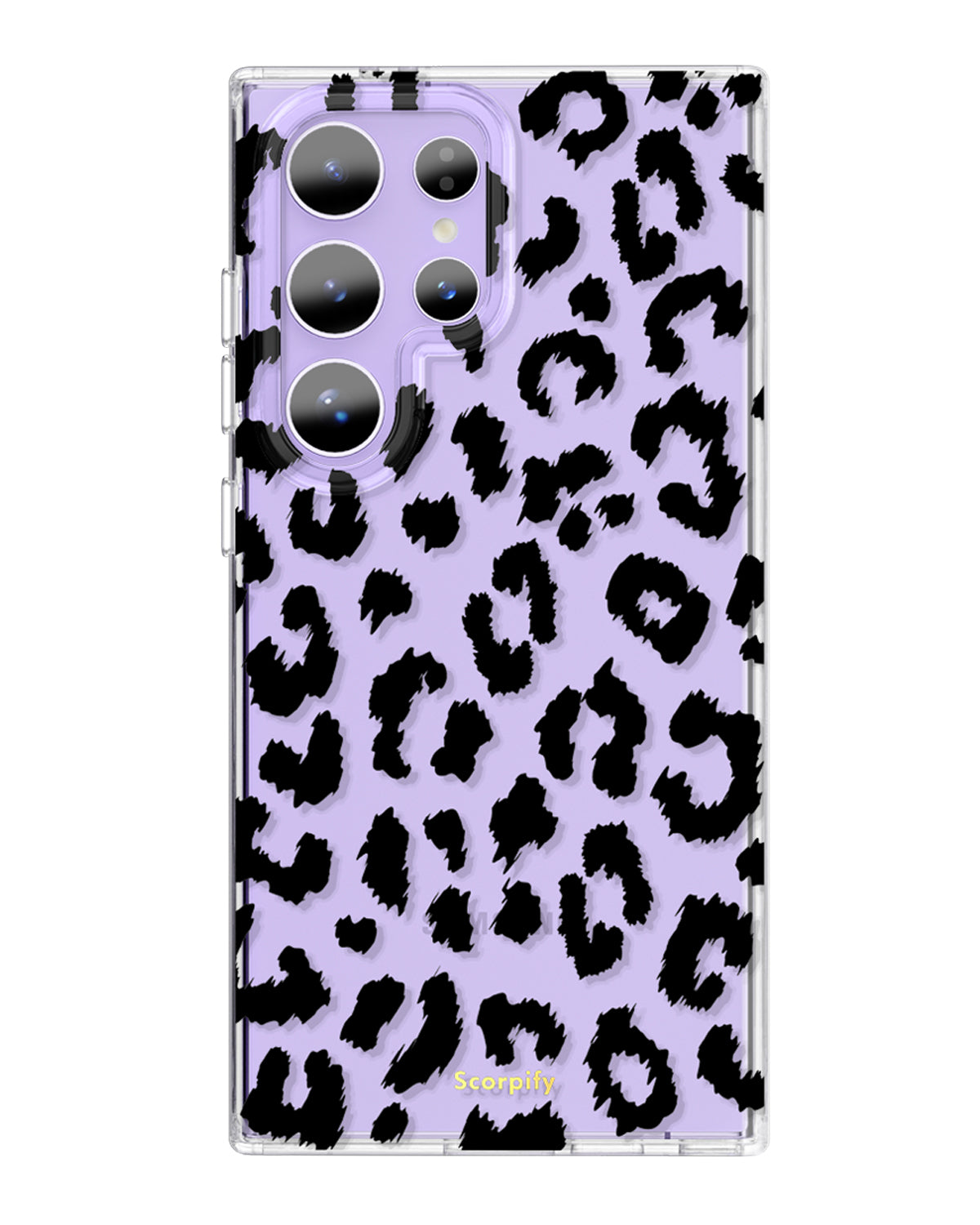 Black Transparent Leopard Samsung Galaxy Case