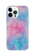 Colorful Snake Print iPhone Case With Magnetic Feature