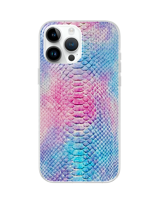 Colorful Snake Print Magnetic iPhone Case