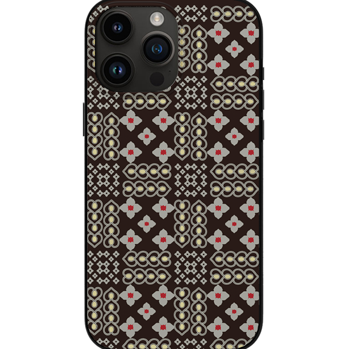 Gold Heart Flower Magnetic iPhone Case
