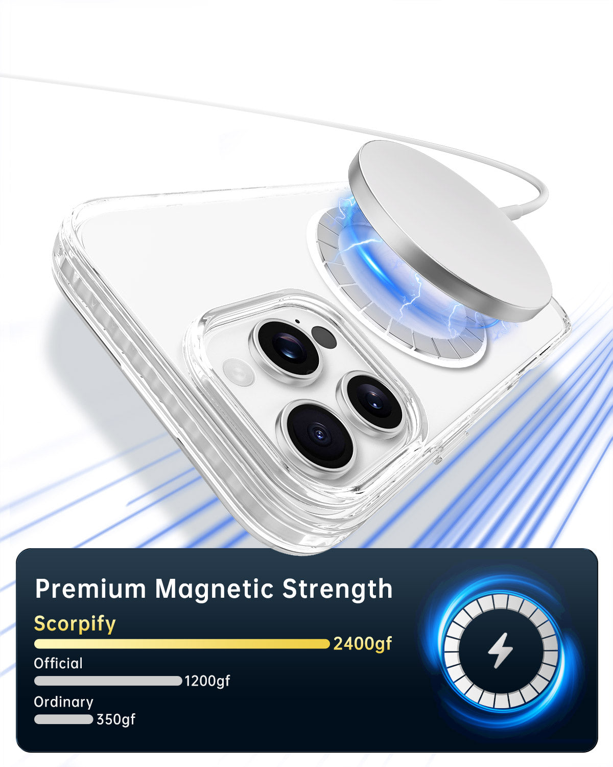 Clear Magnetic iPhone Case