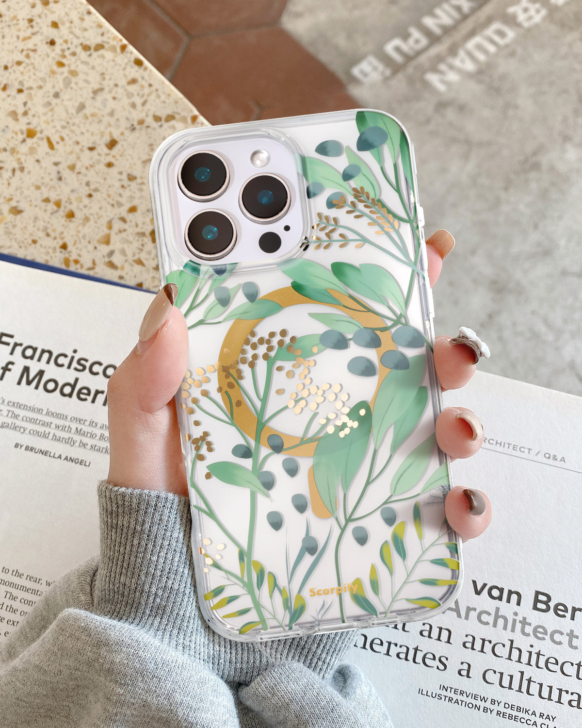 MagSafe floral phone case inspired by a Summer Meadow