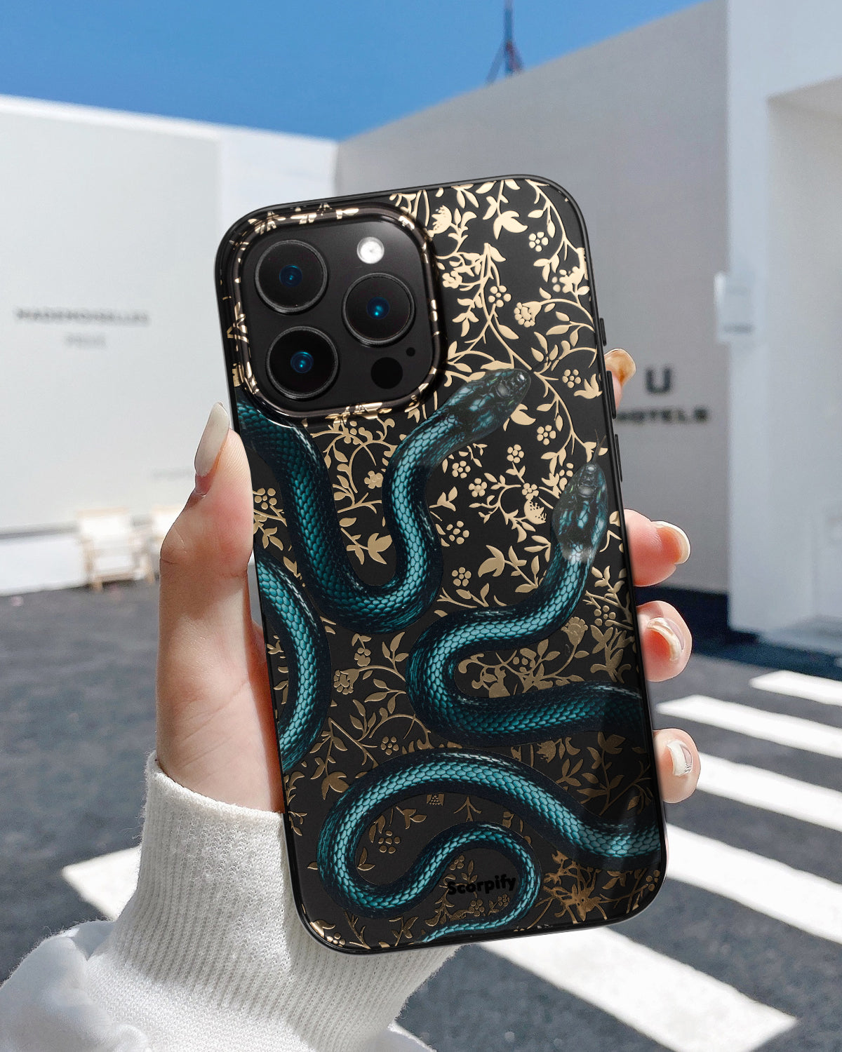 Double Snake Magnetic iPhone Case