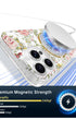 Trendy MagSafe Phone Case With Romantic Country Rose Print