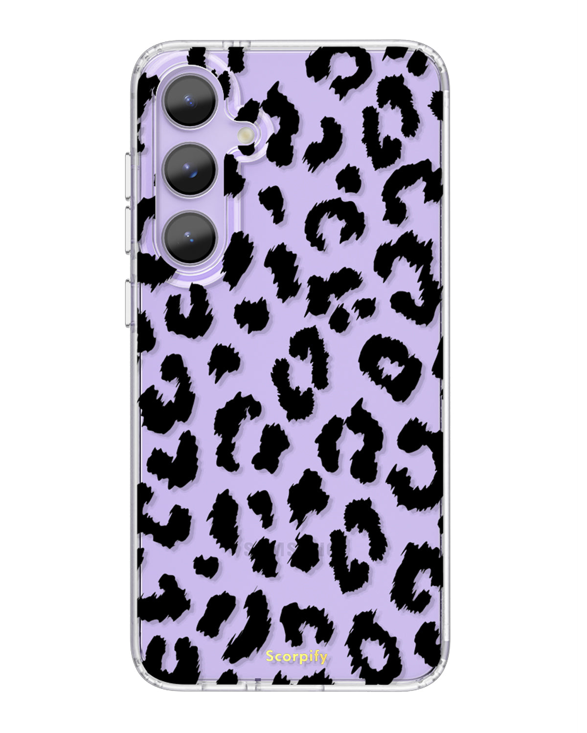 Black Transparent Leopard Samsung Galaxy Case