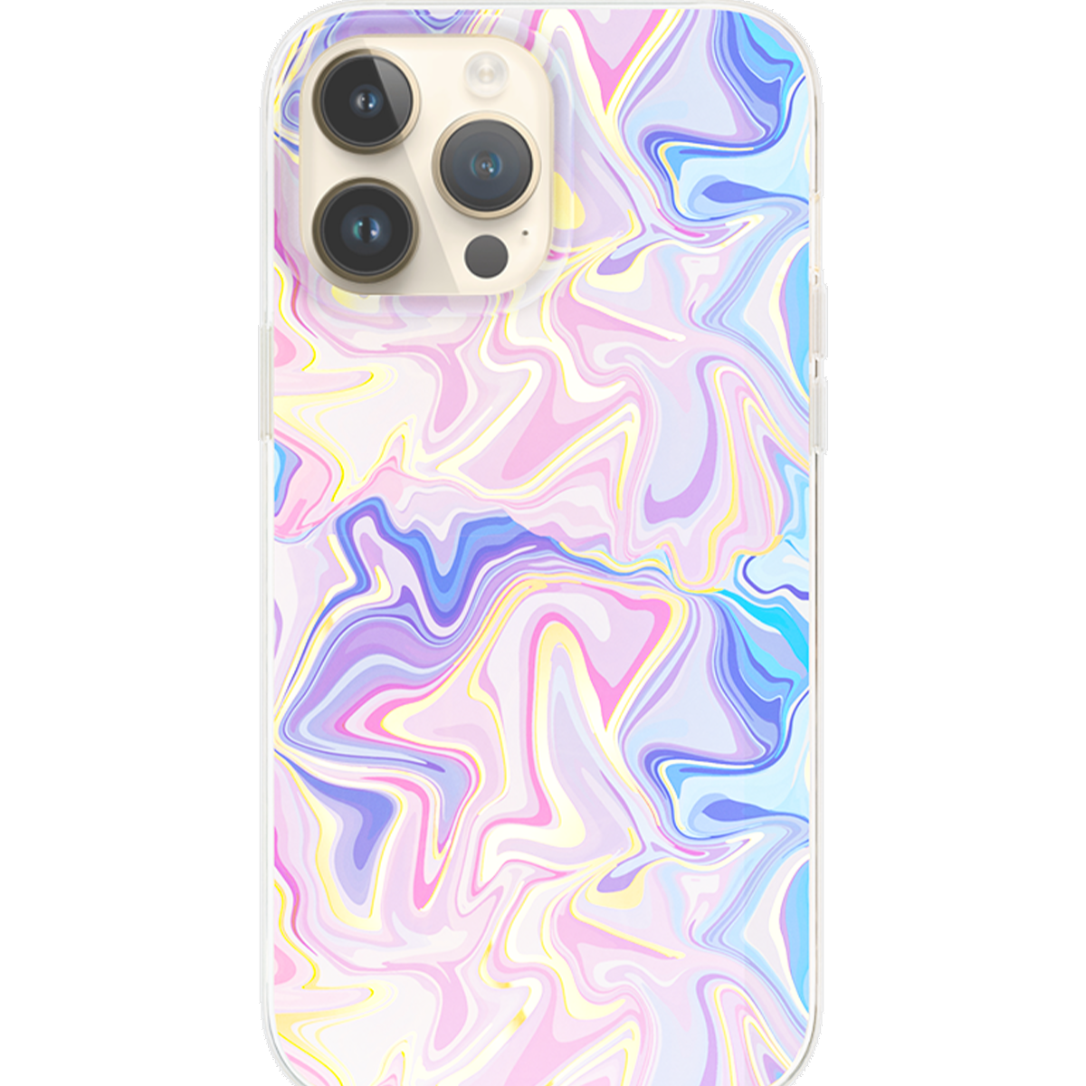 Iridescent Pastel Swirls Magnetic iPhone Case