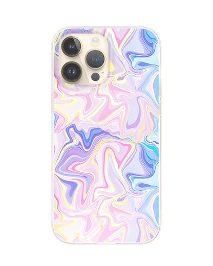 Iridescent Pastel Swirls Magnetic iPhone Case