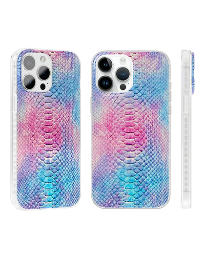 Colorful Snake Print Magnetic iPhone Case