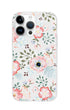 Floral phone case on a white background