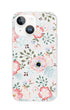 Floral phone case on a white background