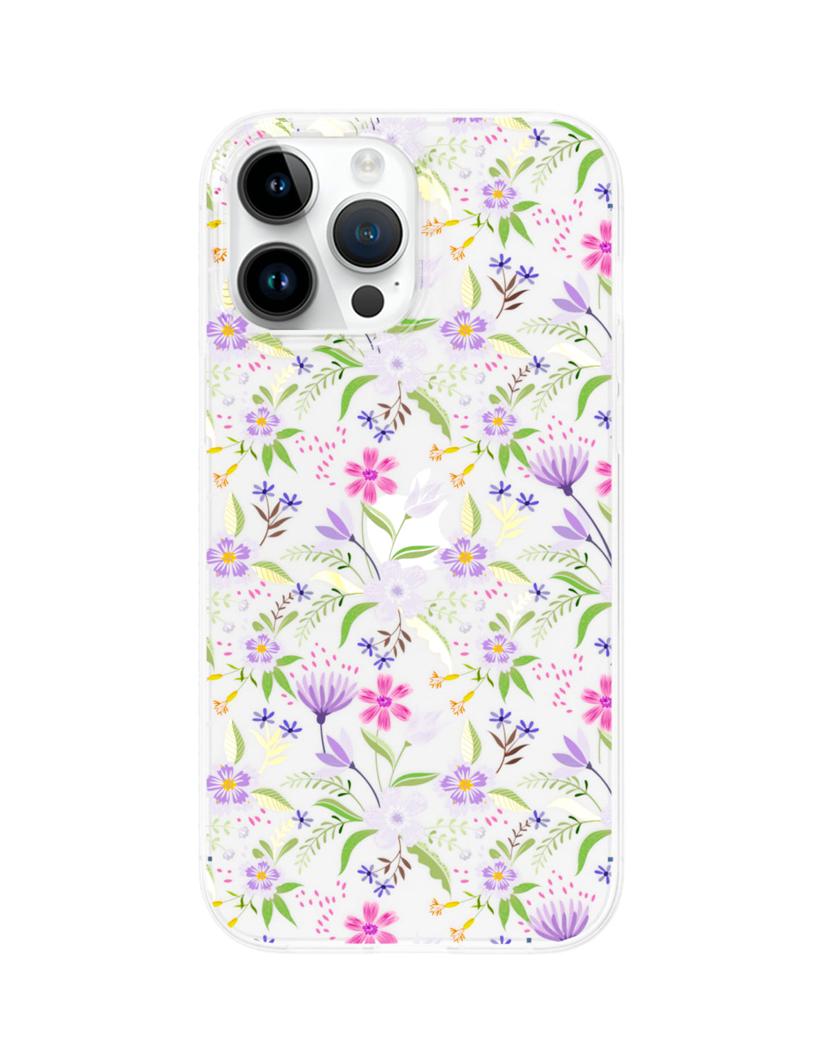 Purple Cherry Blossom iPhone Case