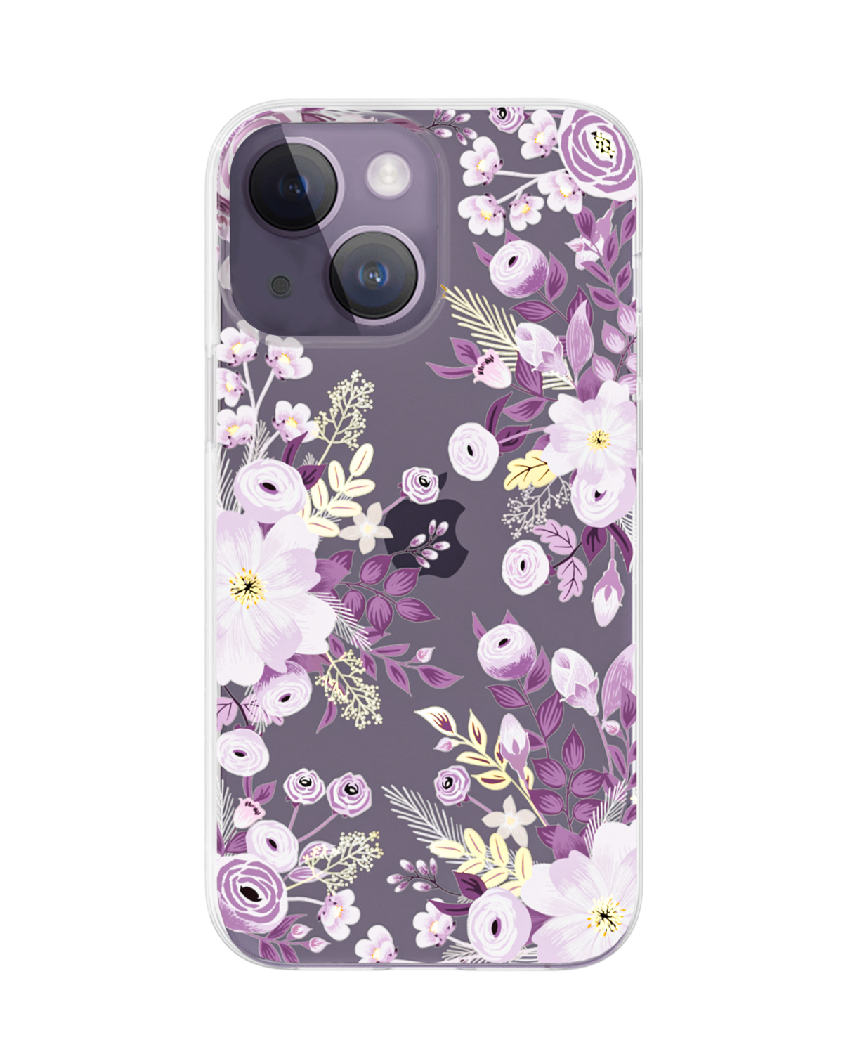 Purple Nemophila iPhone Case