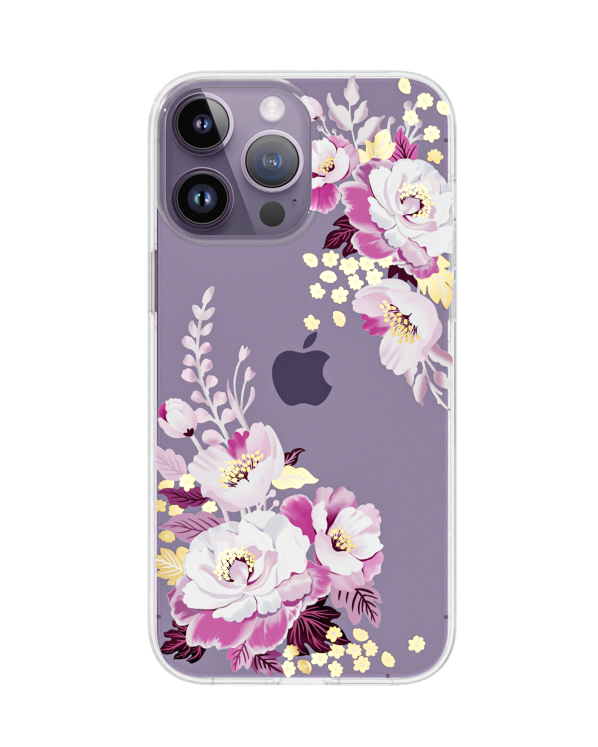 Purple Peony iPhone Case
