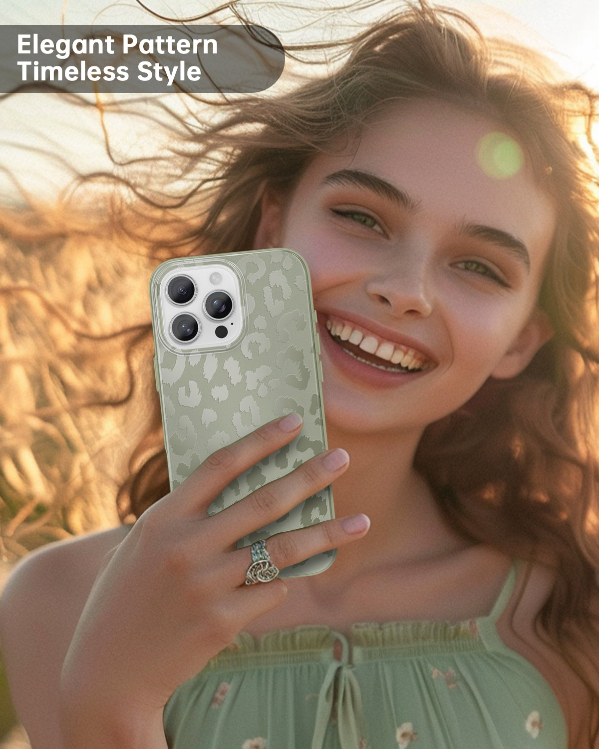 Moss Leopard Magnetic iPhone Case