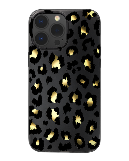 Gold Leopard Print Magnetic iPhone Case