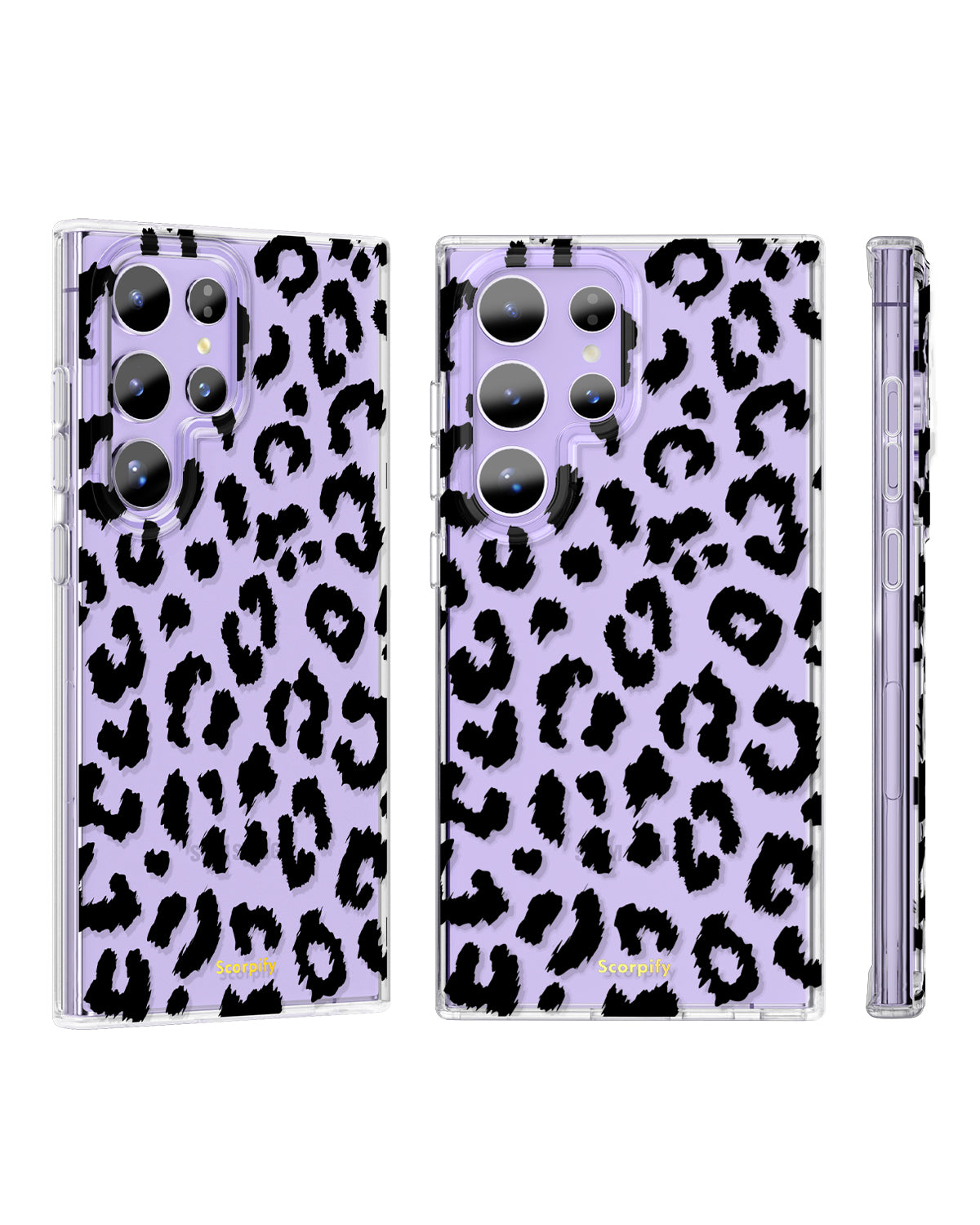 Black Transparent Leopard Samsung Galaxy Case